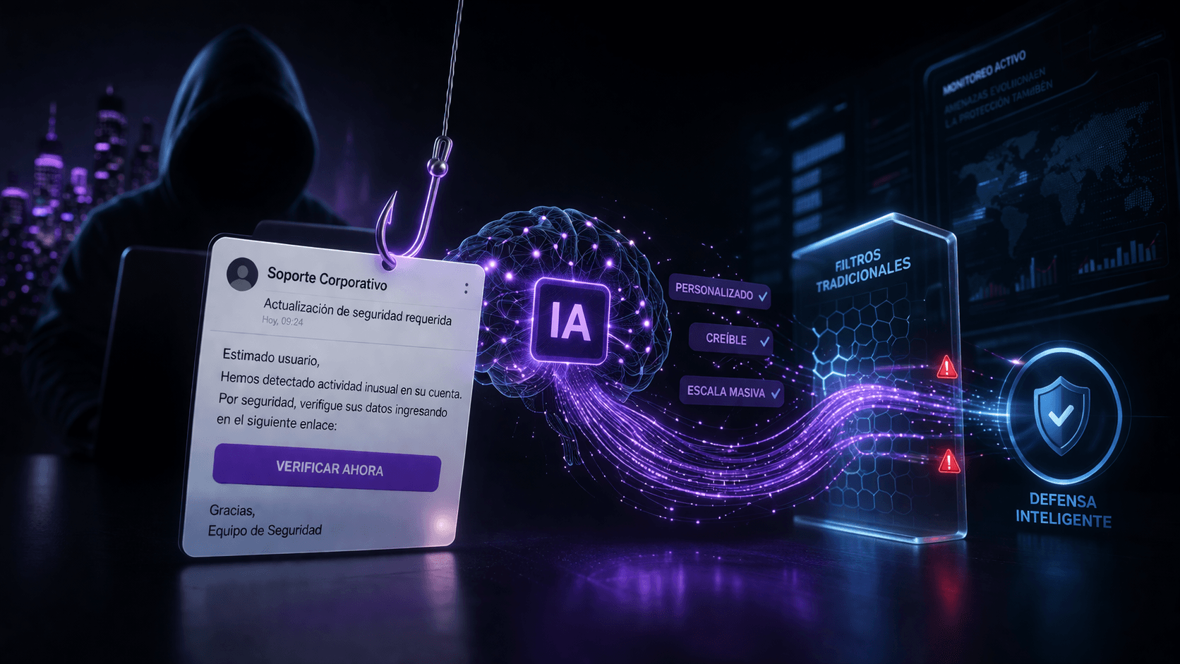 Phishing con IA: cómo los atacantes están venciendo los filtros en 2026