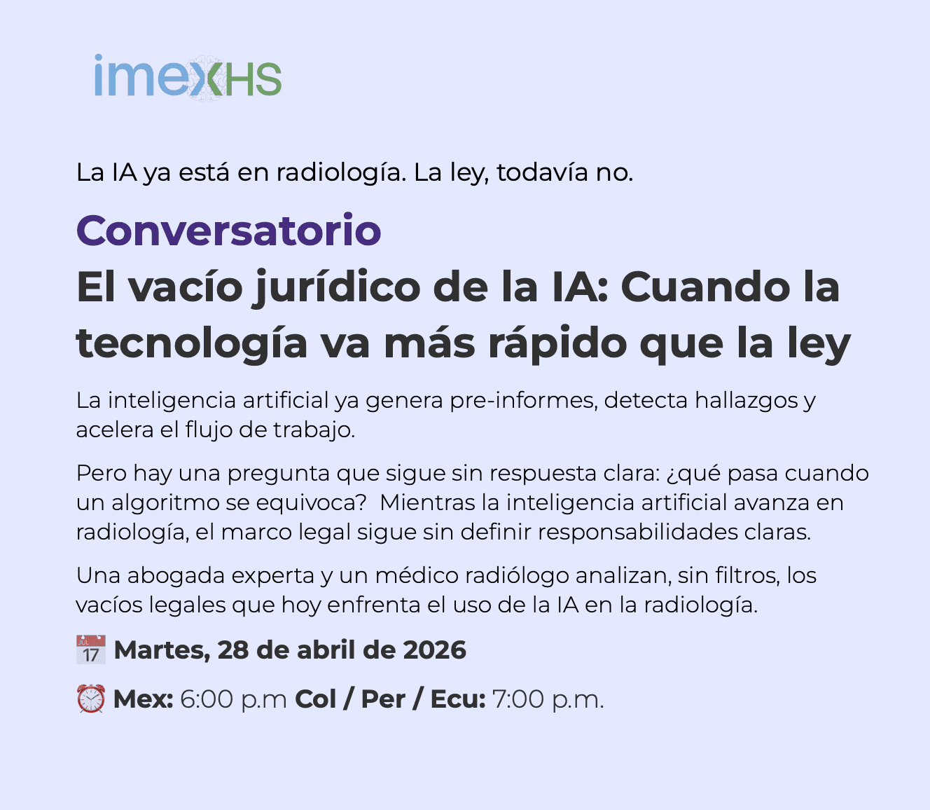 IA en radiología: ¿Quién asume la responsabilidad?